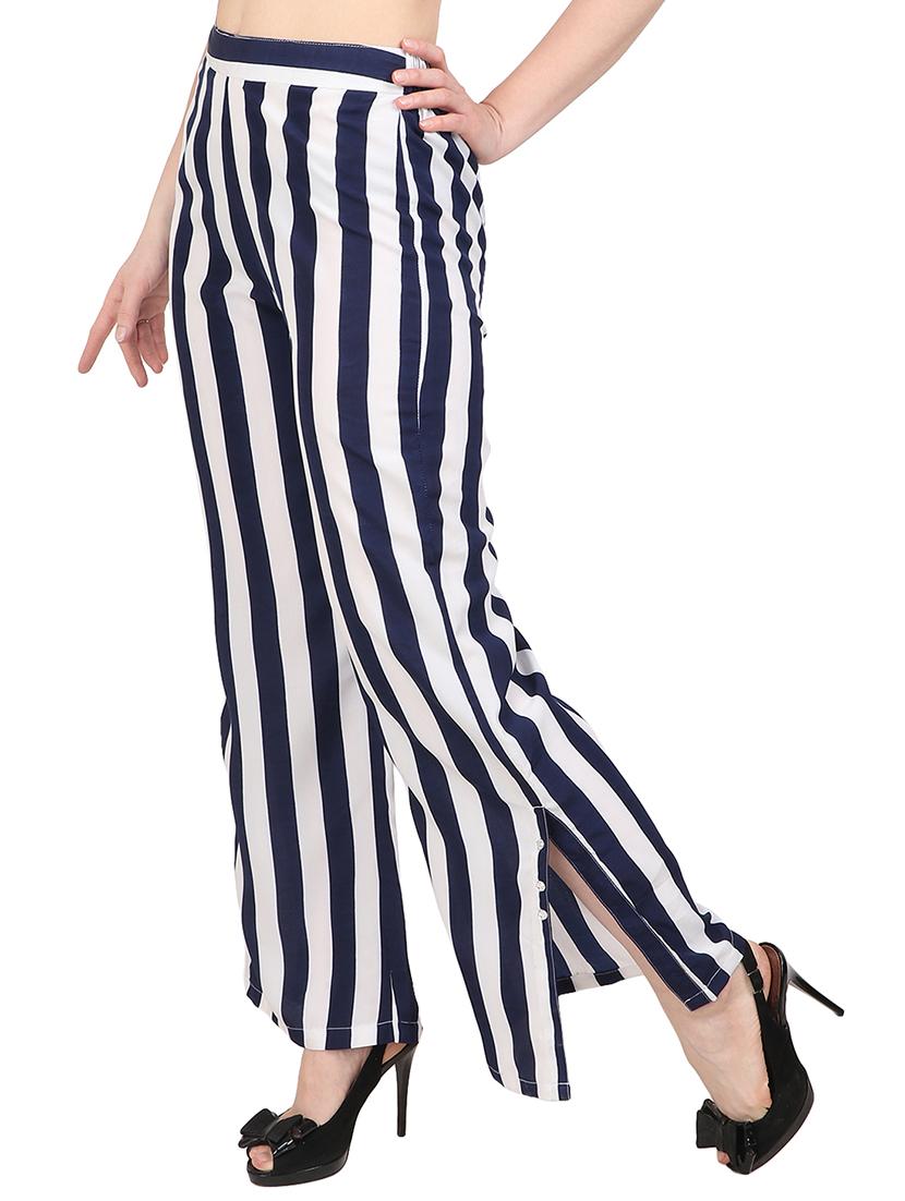 multi colored striped palazzo - 14908793 - Zoom Image - 2