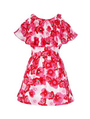 red cotton blend frock - 14908852 - Standard Image - 2