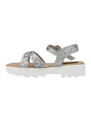 silver ankle strap sandal - 14909134 - Standard Image - 2