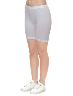 set of 2 white cotton capri legging - 14909295 - Standard Image - 5