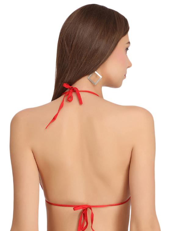 set of 3 multicolored satin plunge bra - 14909329 - Zoom Image - 8