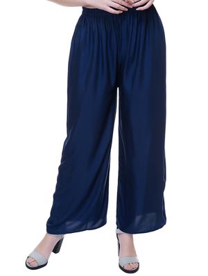 set of 2 multi colored solid palazzo - 14909510 - Standard Image - 2
