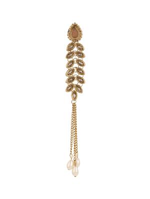 brown colored brass brooch - 14909717 - Standard Image - 2