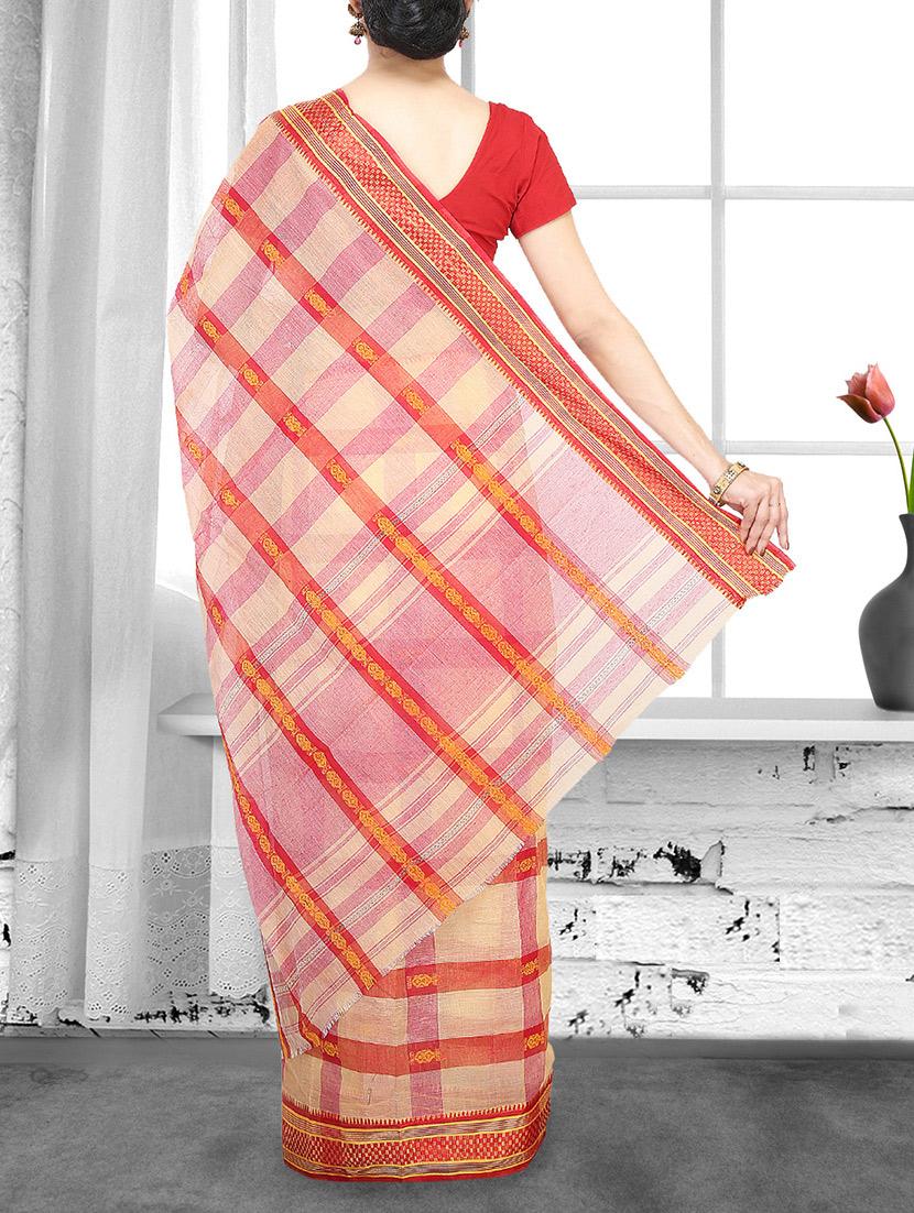 tant handloom saree - 14910184 - Zoom Image - 2