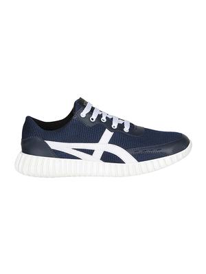 navy Mesh lace up sport shoe - 14911926 - Standard Image - 2