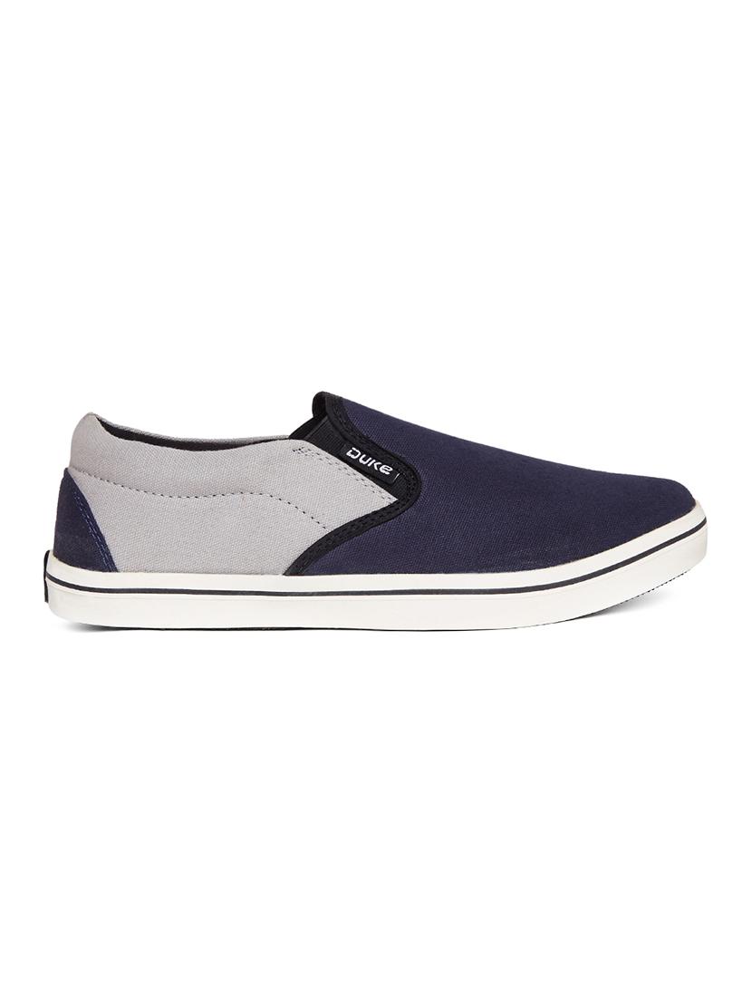 navy Canvas casual slipon - 14912587 - Zoom Image - 2