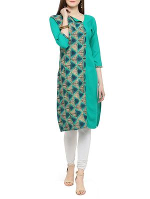 straight geometric print kurta - 14913002 - Standard Image - 2