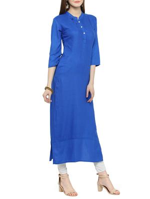straight pearl button kurta - 14913006 - Standard Image - 2