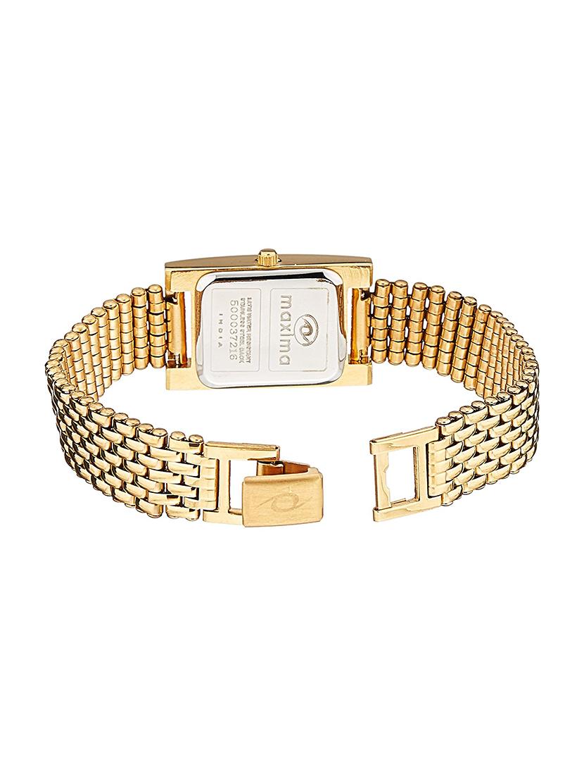 Maxima White Dial Analog Watch For Women - 15267CMLY - 14913035 - Zoom Image - 2