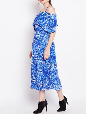 Cold shoulder cami strap maxi dress - 14914970 - Standard Image - 2