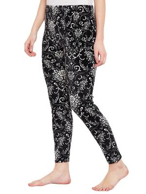 black colored fleece pajama - 14915593 - Standard Image - 2