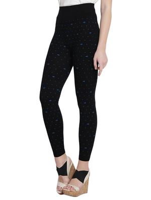 black printed cotton jegging - 14915628 - Standard Image - 2
