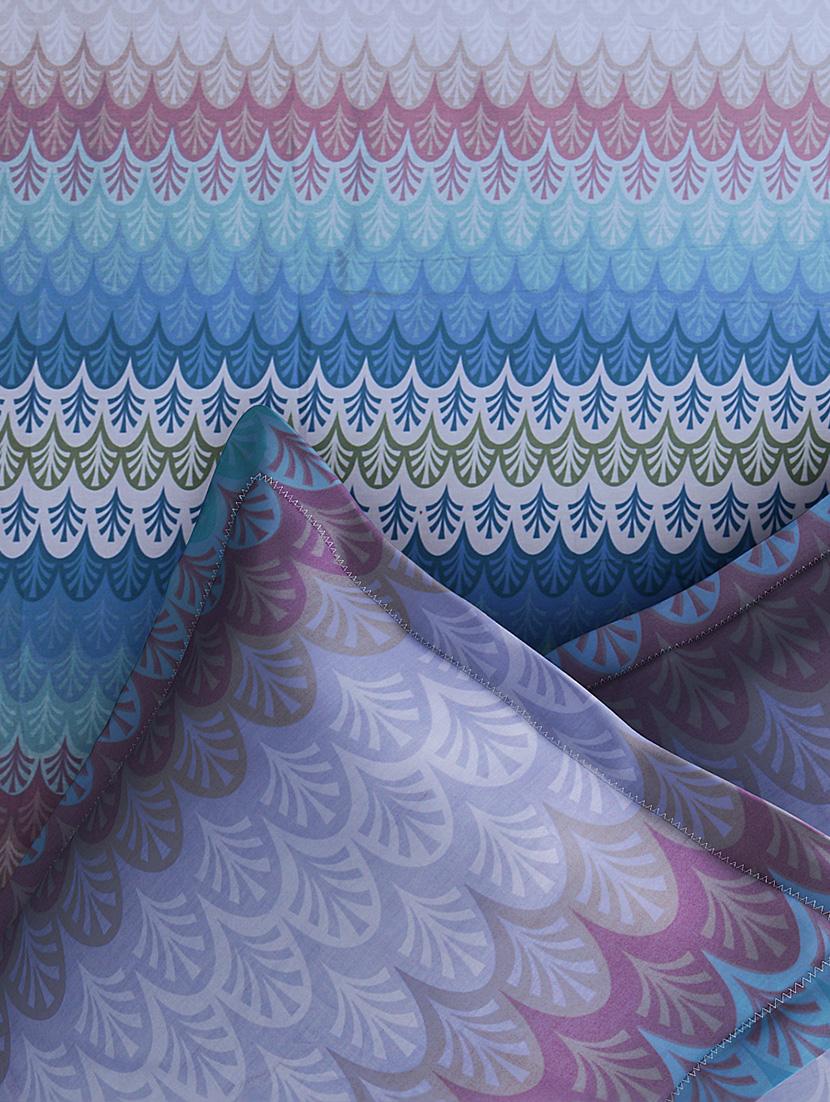 COTTON DOUBLE BEDSHEET WITH 2 PILLOW COVERS - 14916130 - Zoom Image - 2
