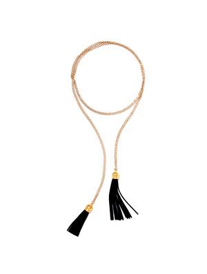 black metal short necklace - 14916410 - Standard Image - 2