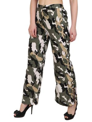 multi crepe palazzos - 14919038 - Standard Image - 2