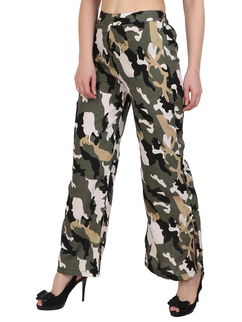 multi crepe palazzos - 14919038 - Zoom Image - 2