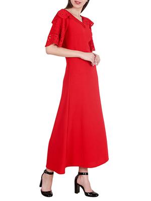 solid red maxi dress - 14919795 - Standard Image - 2