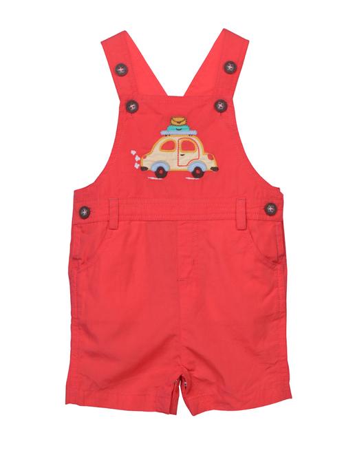 red cotton dungaree - 14920690 - Very Small Image - 1