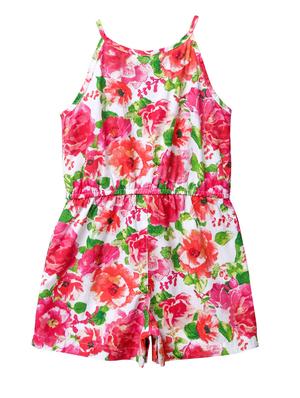 pink cotton playsuit - 14920831 - Standard Image - 2