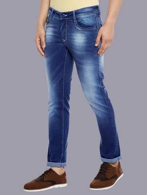 blue denim washed jeans - 14920942 - Standard Image - 2