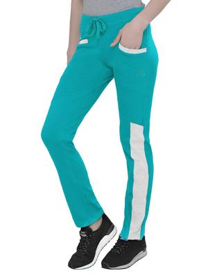 green cotton track pants - 14920999 - Standard Image - 2