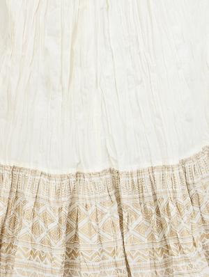 Embroidered kurta with skirt set - 14921203 - Standard Image - 5