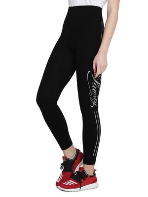 black cotton track pants - 14921355 - Standard Image - 2