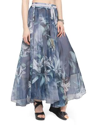 multi colored chiffon maxi skirt - 14921492 - Standard Image - 2