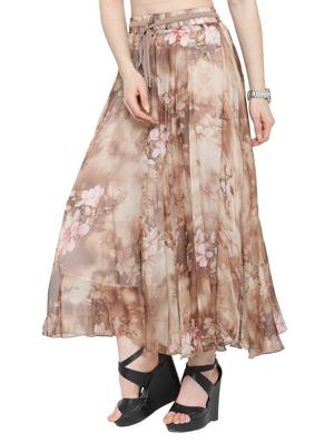 multi colored chiffon maxi skirt - 14921494 - Standard Image - 2