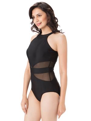 black solid monokini - 14921546 - Standard Image - 2