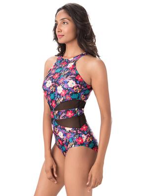 multicolored printed monokini - 14921547 - Standard Image - 2