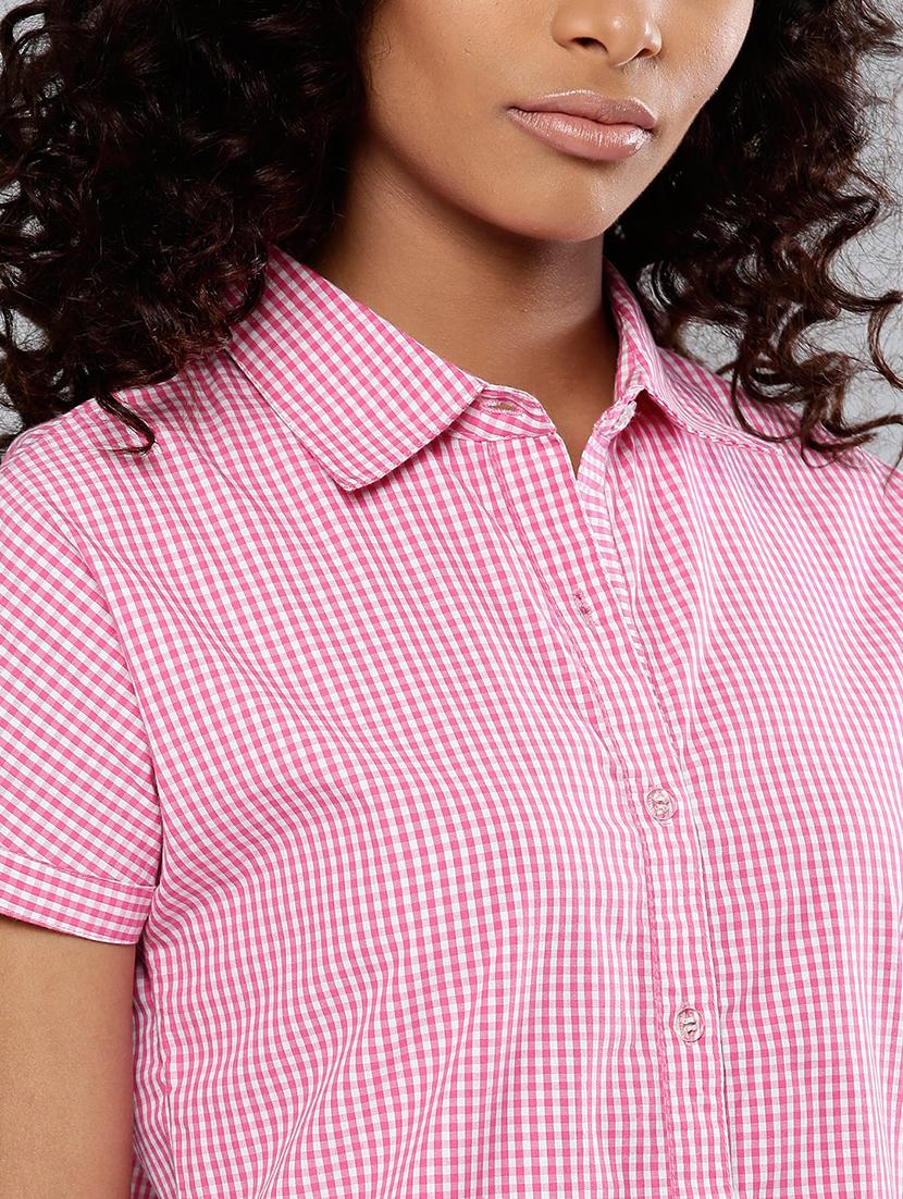 checkered shirt dress - 14923837 - Zoom Image - 5