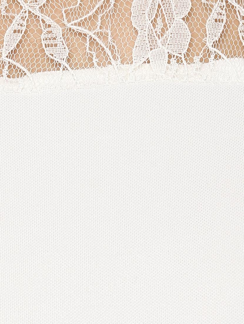 miway women's poly knit white solid dress - 14924767 - Zoom Image - 5