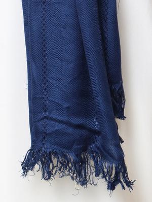 blue viscose stole - 14925707 - Standard Image - 2