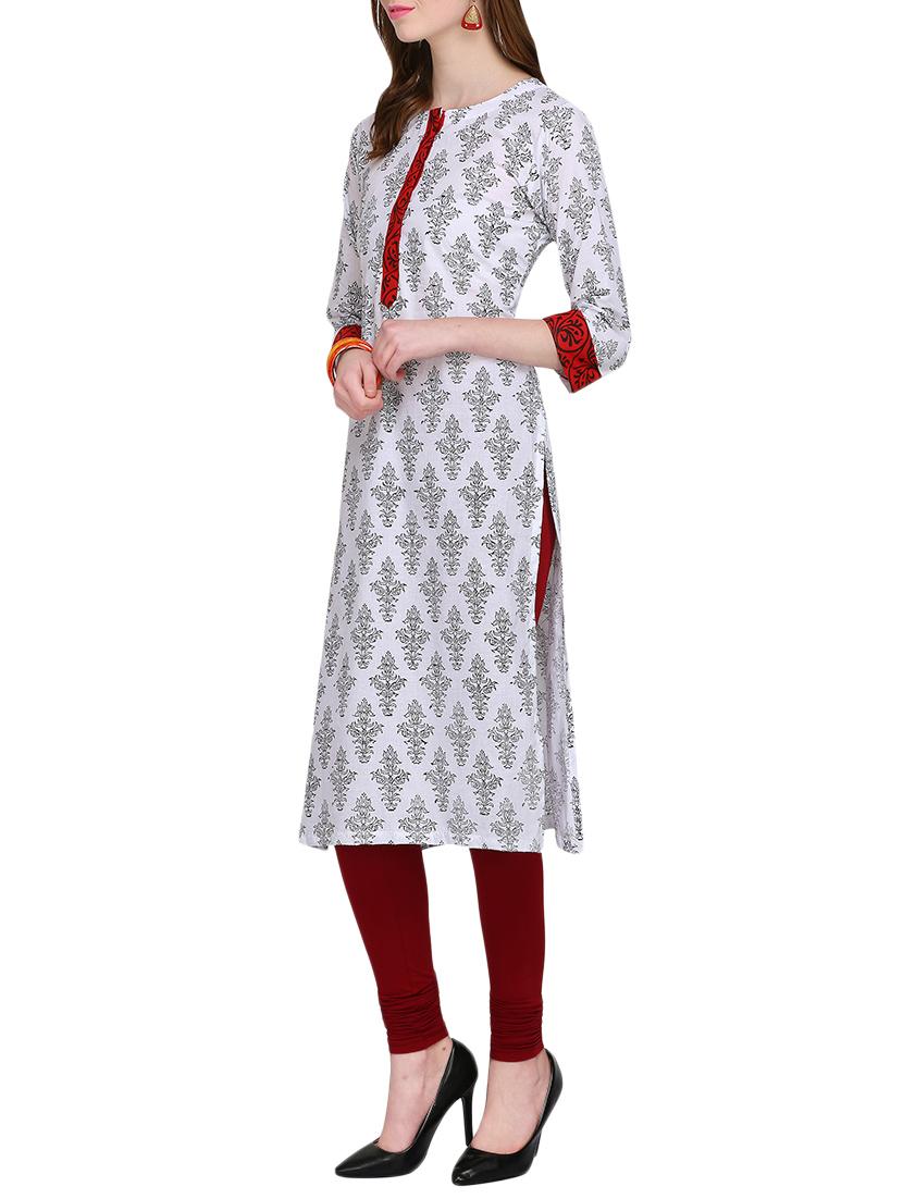 KAANCHIE NANGGIA cotton block printed kurta - 14926476 - Zoom Image - 2