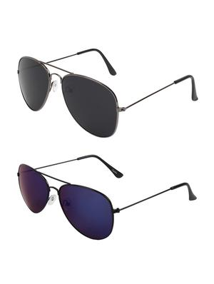 abner combo of aviator & aviator sunglases - 14930822 - Standard Image - 2