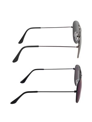 abner combo of aviator & aviator sunglases - 14930822 - Standard Image - 5