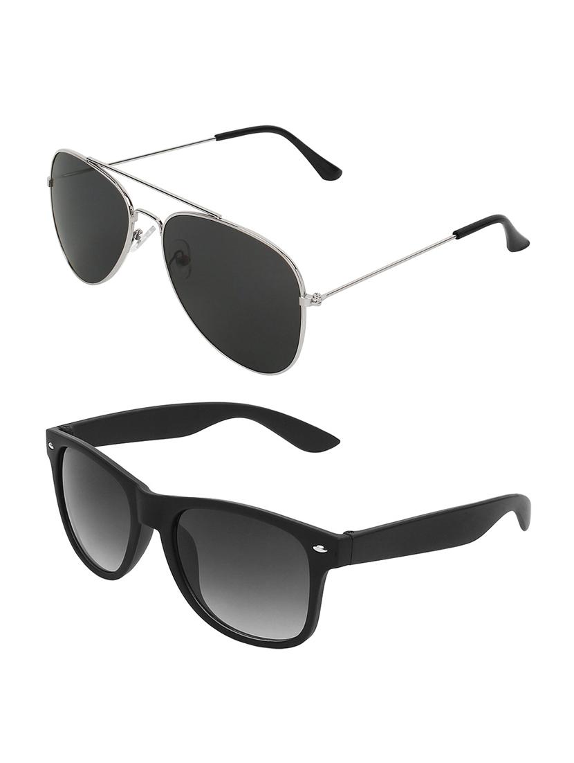 abner combo of aviator & wayfarer sunglases - 14930946 - Zoom Image - 2