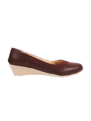 brown leatherette slip on formal shoes - 14931440 - Standard Image - 2