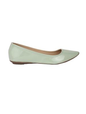 green patent slip on ballerina - 14932270 - Standard Image - 2
