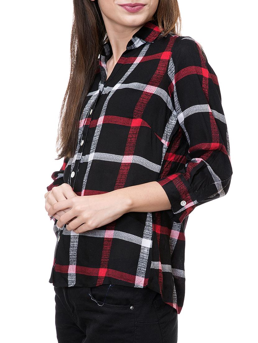 black checkered shirt - 14933664 - Zoom Image - 2