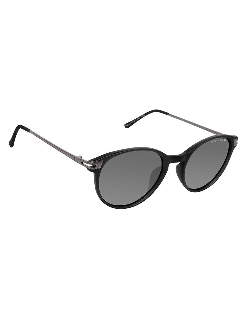 David Blake Black Round Polarized UV Protected Sunglass - 14936039 - Zoom Image - 2