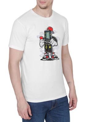 white cotton chest print tshirt - 14936170 - Standard Image - 2