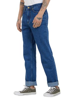 blue cotton plain jeans - 14937484 - Standard Image - 2