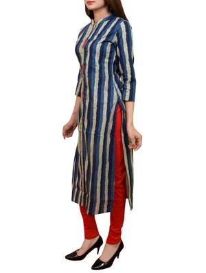 printed straight kurta - 14938096 - Standard Image - 2