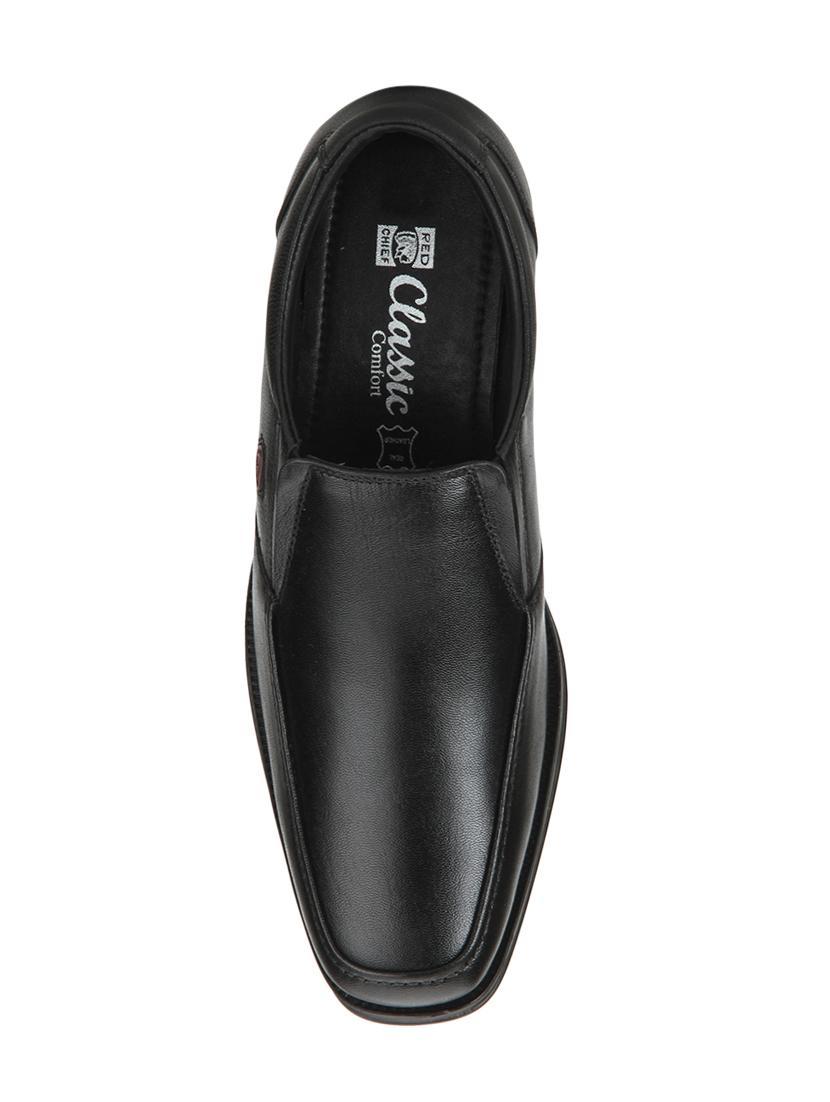 black leather formal slip on - 14938554 - Zoom Image - 5