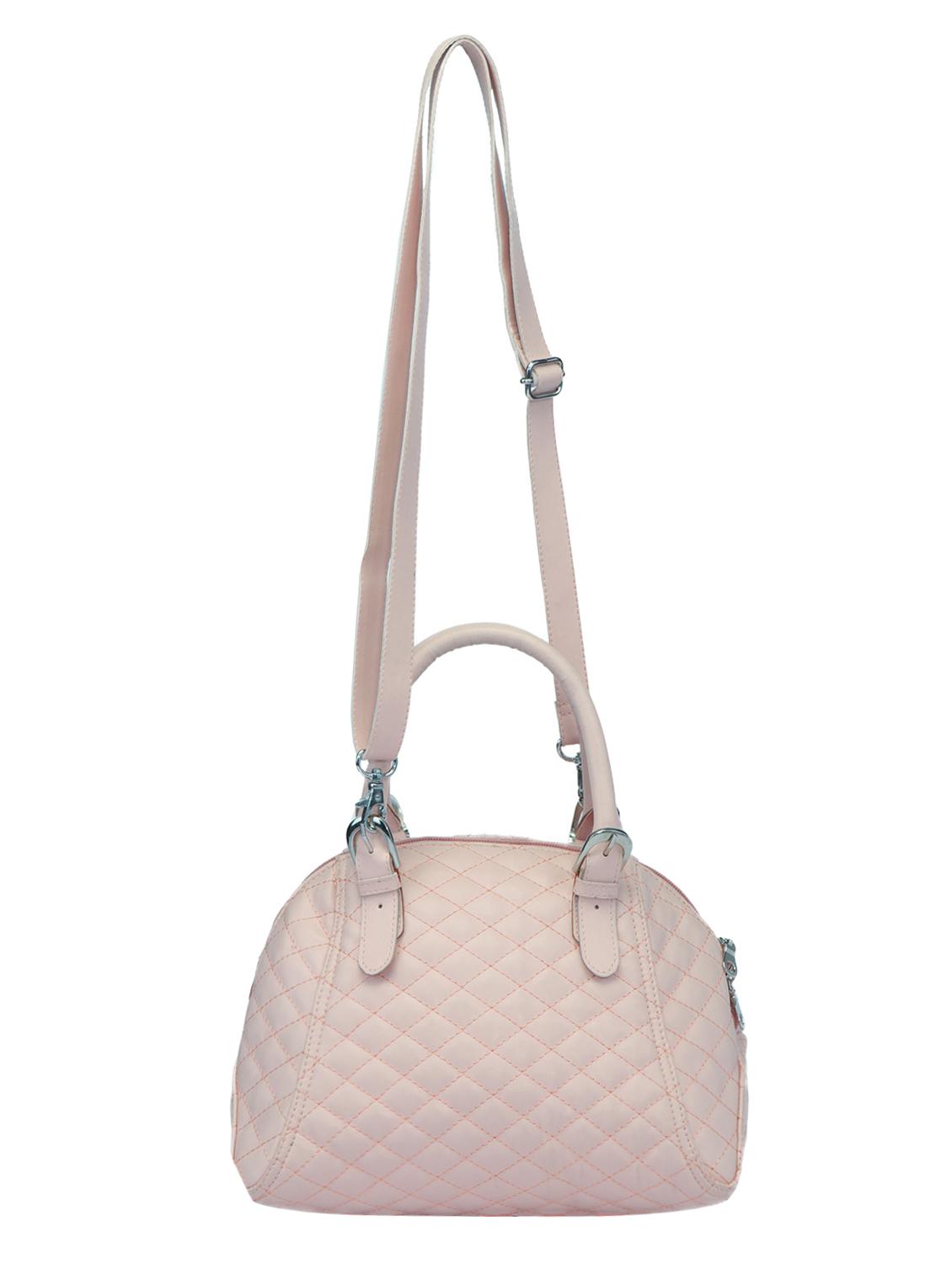 pink leatherette handbag - 14948067 - Zoom Image - 5