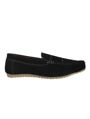 black suede slip on loafer - 14948353 - Standard Image - 2