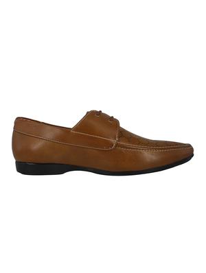 tan leatherette formal derby - 14948362 - Standard Image - 2
