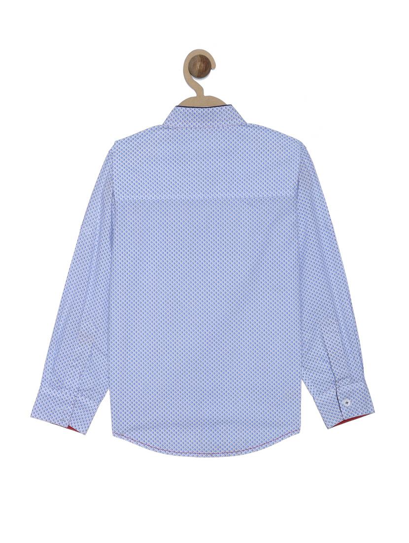 blue cotton shirt - 14951629 - Zoom Image - 2